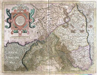 Angleterre et Écosse (gravure) - Gerardus Mercator