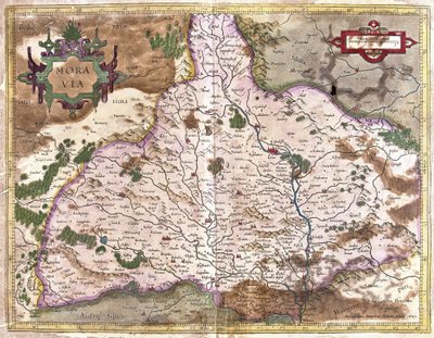Moravie, République tchèque (gravure) - Gerardus Mercator