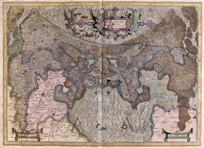 Pays-Bas (gravure) - Gerardus Mercator