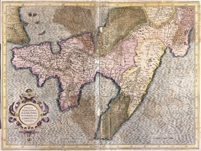 Pouilles, Calabre et Basilicate, Italie (gravure) - Gerardus Mercator