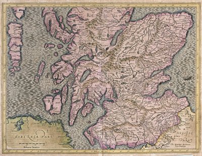 Écosse, Grande-Bretagne - Gerardus Mercator