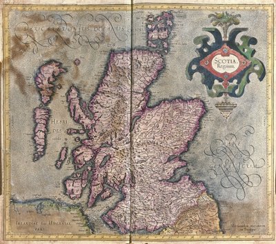 Écosse, Grande-Bretagne - Gerardus Mercator