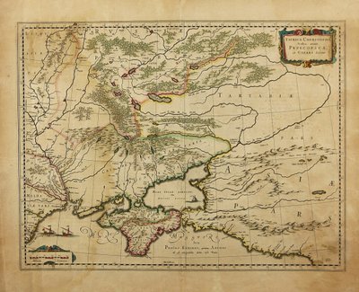 Taurica Chersonesus. Carte de la Crimée, 1595 - Gerardus Mercator