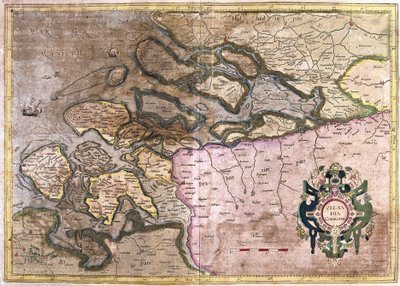 Zélande, Pays-Bas (gravure) - Gerardus Mercator