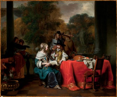 Une fête sur la terrasse - Gerbrand van den Eeckhout