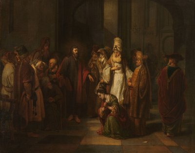 Le Christ et la femme adultère - Gerbrand van den Eeckhout