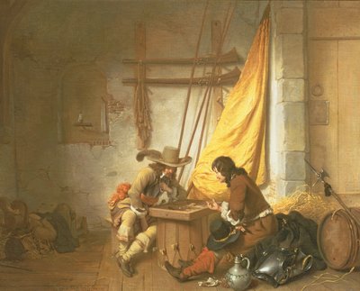 Soldats jouant au tric-trac, 1653 - Gerbrand van den Eeckhout