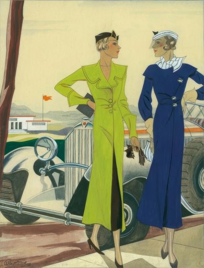Mode féminine 1932 / Manteaux d