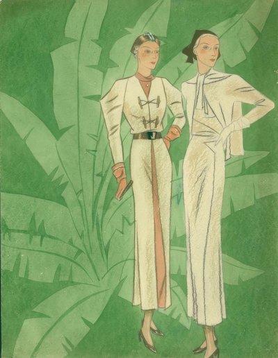 Mode féminine 1934 / Robes / Gerd Hartung - Gerd Hartung