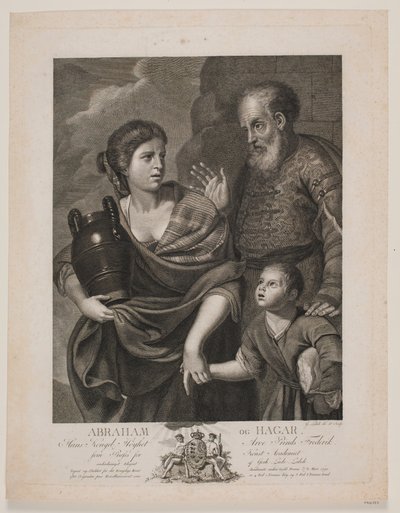 Abraham et Hagar - Gerhard Ludvig Lahde