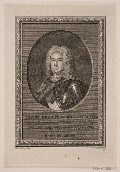 Christian Frederik, comte de Haxthausen - Gerhard Ludvig Lahde