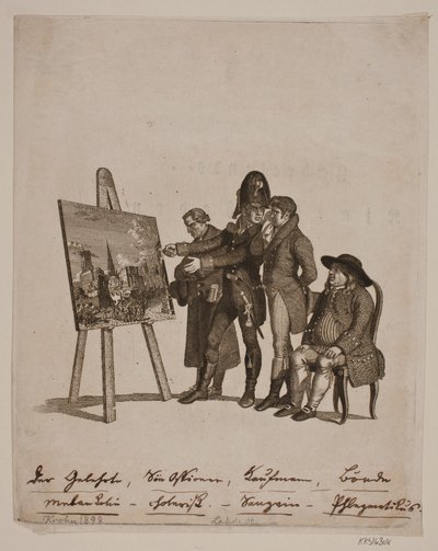 Les quatre tempéraments - Gerhard Ludvig Lahde