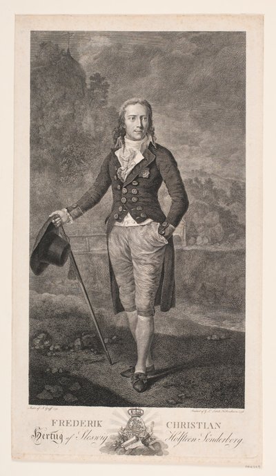 Frédéric Christian, duc de Schleswig - Gerhard Ludvig Lahde
