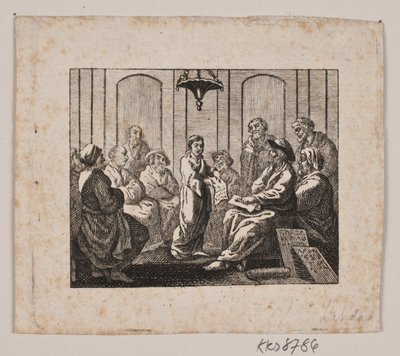 Christ au temple - Gerhard Ludvig Lahde