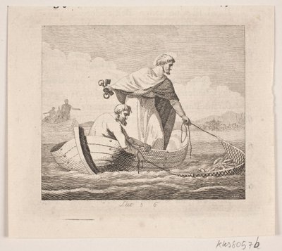 La pêche miraculeuse de Pierre - Gerhard Ludvig Lahde