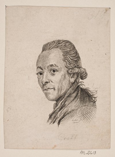 Portrait du peintre A. Graff - Gerhard Ludvig Lahde