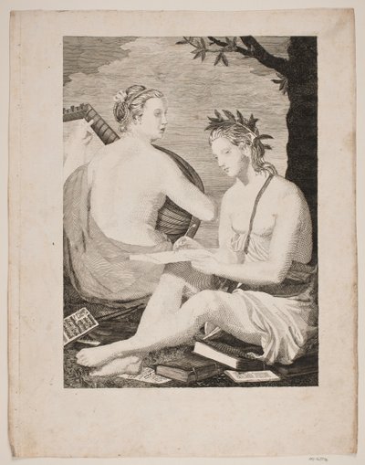 Terpsichore et Calliope - Gerhard Ludvig Lahde