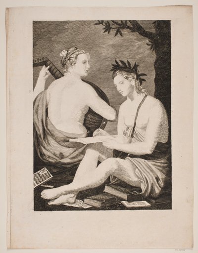 Terpsichore et Calliope - Gerhard Ludvig Lahde