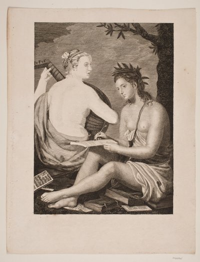 Terpsichore et Calliope - Gerhard Ludvig Lahde