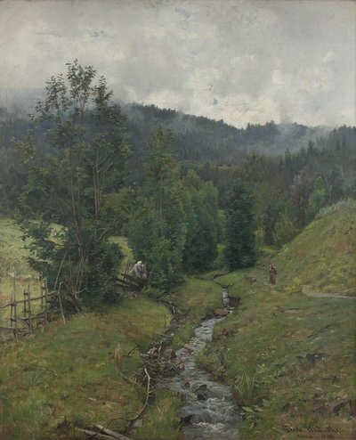 Après la pluie, motif d