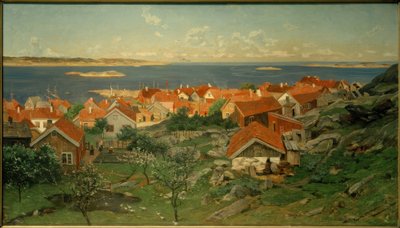 Le village de Nevlunghavn - Gerhard Peter Frantz Vilhelm Munthe