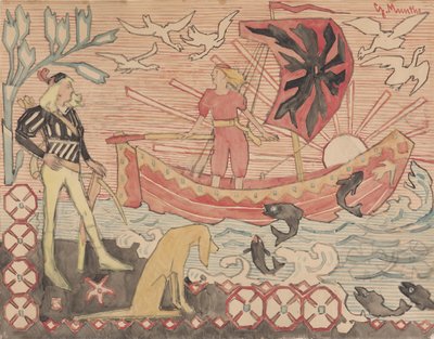 La chanson enjouée, vers 1892 - Gerhard Munthe