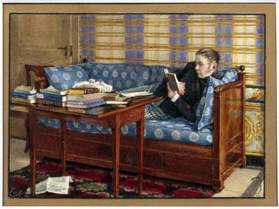 Portrait du poète Vasili Zoukovsky - Gerhard Wilhelm von Reutern