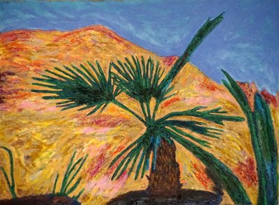 Porche de Palma,2017 (oil on canvas) - Gerhardt Isringhaus