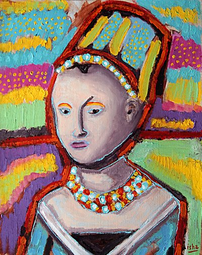 Portrait de jeune fille d