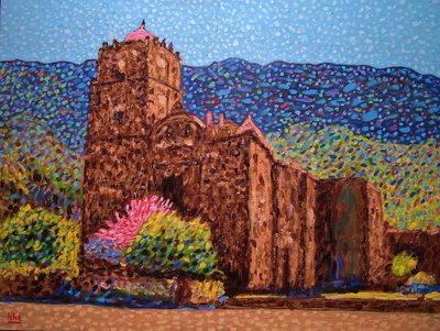 Mission San Javier, 2020 (huile sur toile) - Gerhardt Isringhaus