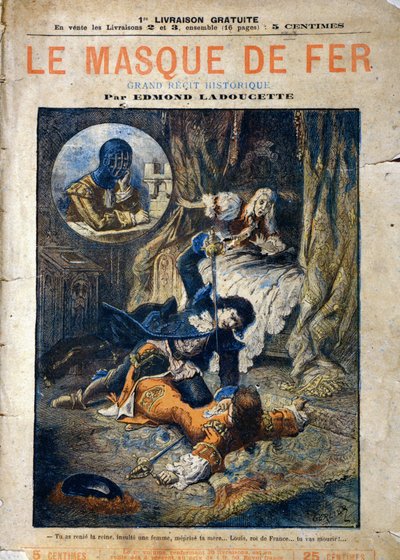 Le Masque de Fer, couverture du roman d