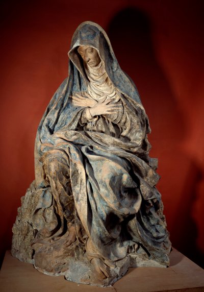 Vierge de douleur Sculpture de Germain Pilon (1535-1590) 16ème siècle Paris, Musée du Louvre - Germain Pilon