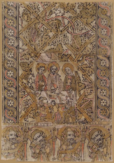 Un Voile de Lutrin avec les Noces de Cana - German 15th Century