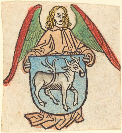 Ex-libris de Hilprand Brandenburg de Bibrach - German 15th Century