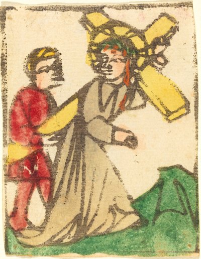 Le Christ portant la Croix - German 15th Century