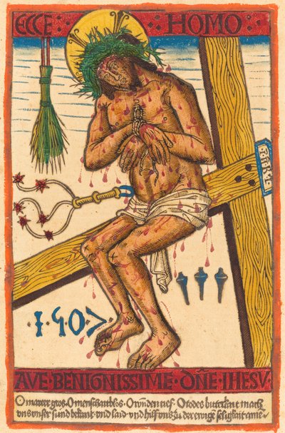 Christ en homme de douleurs - German 15th Century