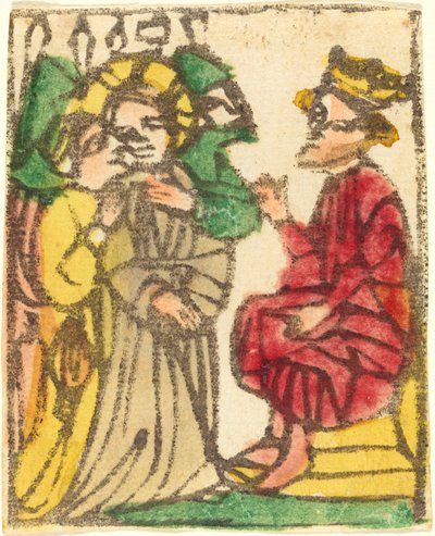 Le Christ devant Hérode - German 15th Century