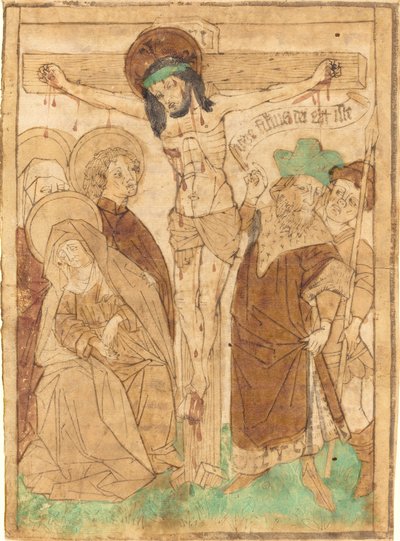 Christ en croix - German 15th Century