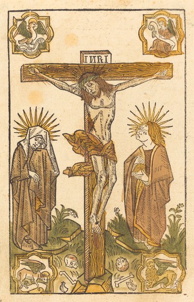 Christ en croix - German 15th Century