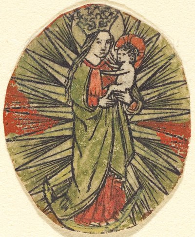 Madonna et Enfant - German 15th Century