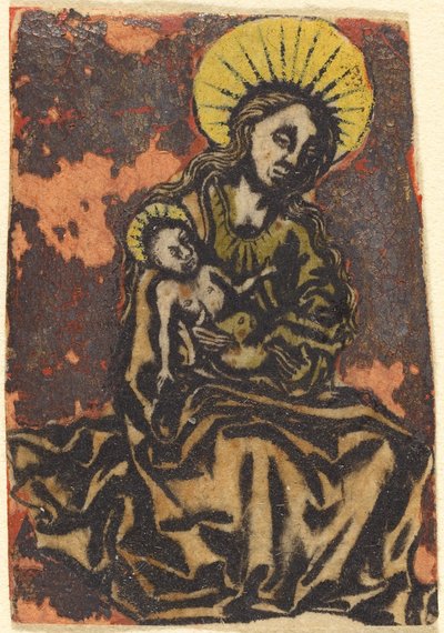 Madone et Enfant - German 15th Century