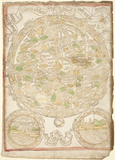 Carte du monde - German 15th Century