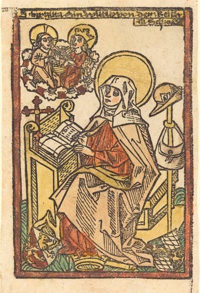 Sainte Brigitte - German 15th Century