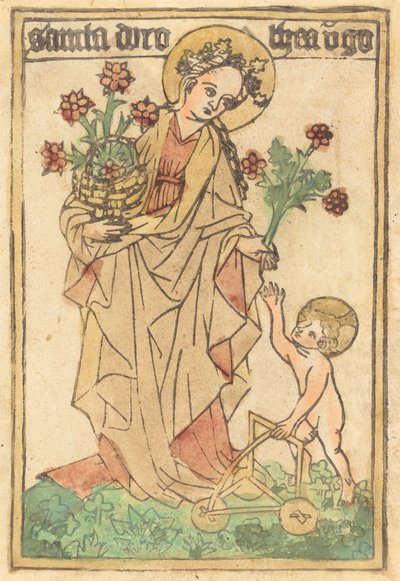 Sainte Dorothée - German 15th Century