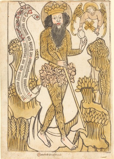 Saint Onuphre - German 15th Century