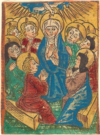 La Descente du Saint-Esprit - German 15th Century