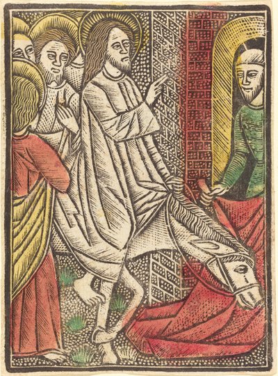 Entrée à Jérusalem - German 15th Century