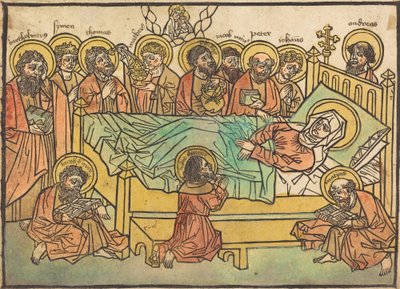 La Mort de la Vierge - German 15th Century or Peter Maler