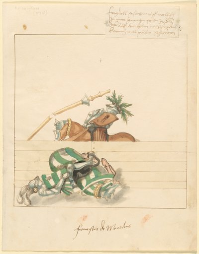 Joute de paix italienne - German 16th Century