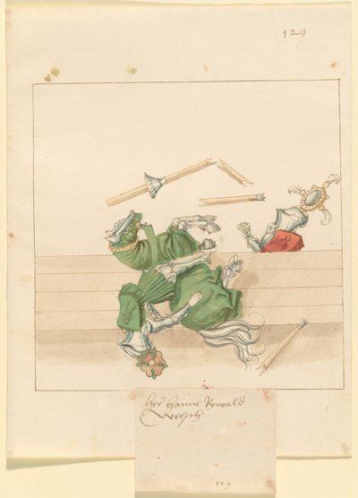 Joute italienne de paix - German 16th Century